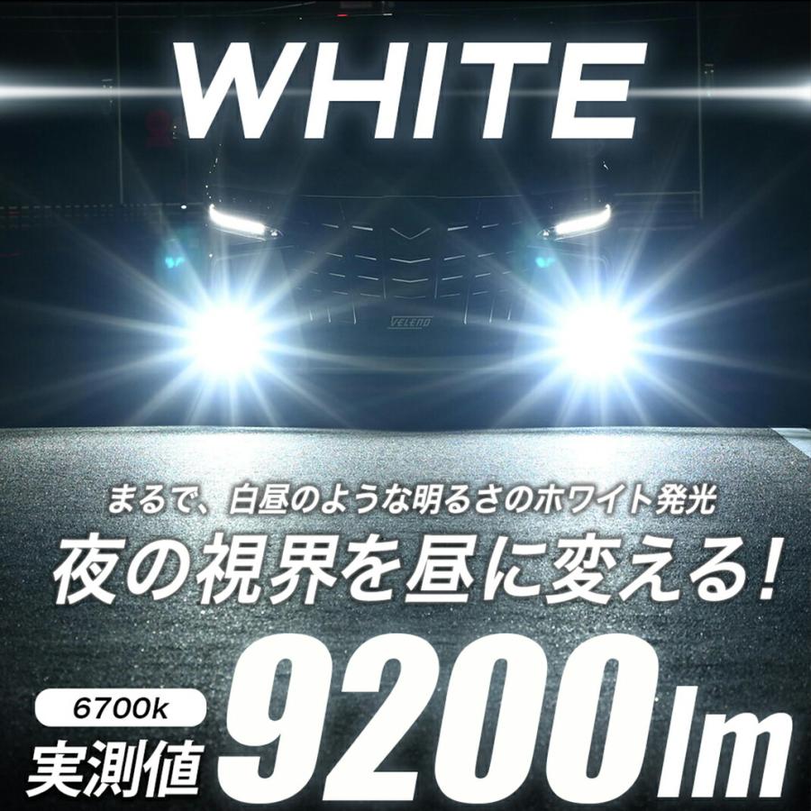 VELENO - エスクァイア 80系 H26.10〜 LEDフォグランプ 2色 うつり変わり 黄色 白いこと 位置づける値 9600ルーメン 9200ルーメン バイ色合い 爆光 ヴェレーノ
