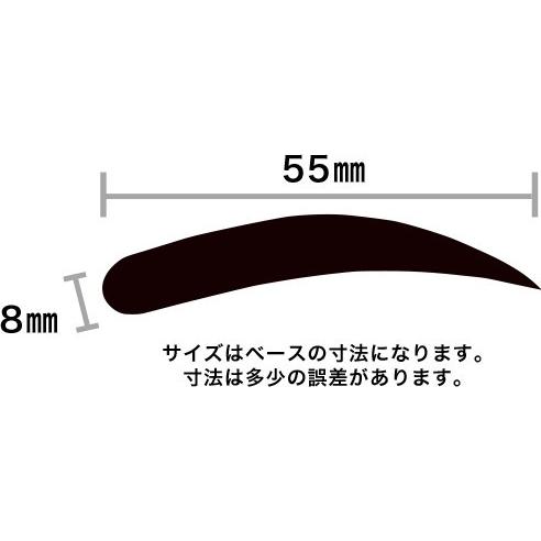 アイブロウフィット つけ眉毛 ナチュラルストレート