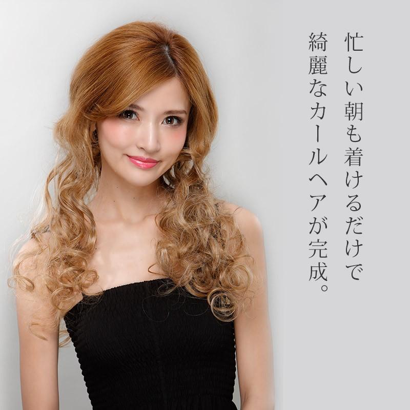 ウィッグ・エクステ YANA めちゃ楽エクステ 乙女巻き ウィッグ エクステ 襟足ウィッグ