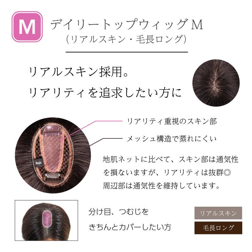 返品OK 部分ウィッグ 人毛100% ヘアピース 女性 頭頂部 かつら 頭頂部