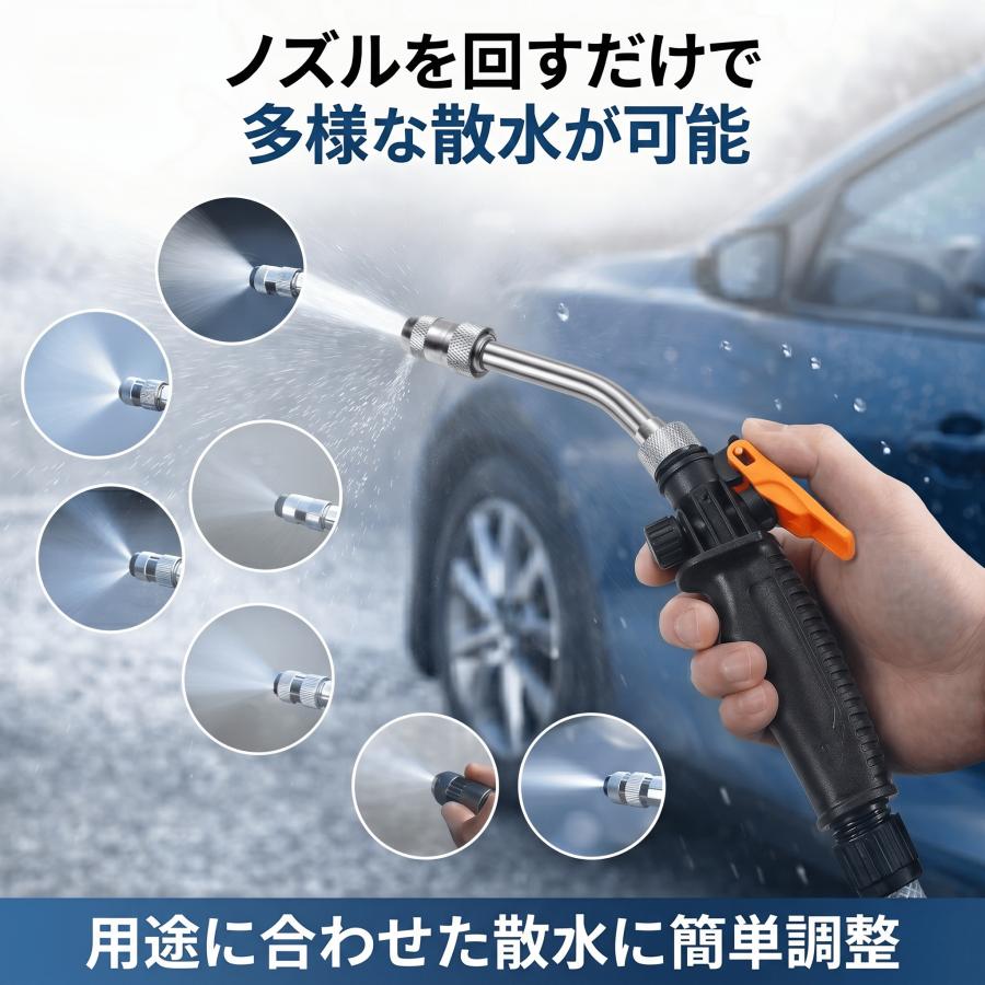 散水ノズル 洗車ノズル 高圧洗浄ノズル 洗車ガン 高圧洗浄 エアコン