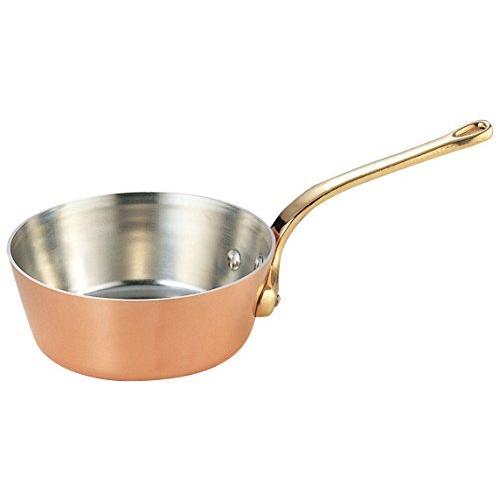 【高い素材】 和田助製作所 銅 極厚鍋 テーパー 真鍮柄 27cm 3442-0271 片手鍋