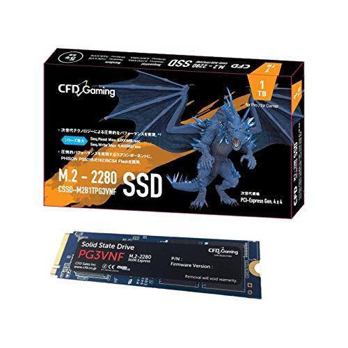 【代引可】 動作確認済】M.2 【PlayStation5 5,000MB/秒) (読取り最大 1TB PG3VNFシリーズ CFD販売 2280 5年? SSD 内蔵 Gen4x4 PCIe 接続 (NVMe) 内蔵型SSD