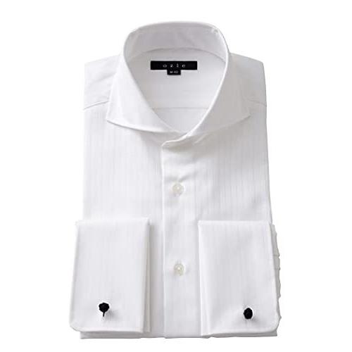 オジエ Ozie メンズ ワイシャツ カッターシャツ 麻シャツ 長袖 リネン カッタウェイ ホリゾンタルカラー ファッション シャツ カジュアル シャツ A Bw716 2513 レクサ 形態安定加工で洗濯後のお手入れ楽々 白青紺紫 銀座 激安店舗 の