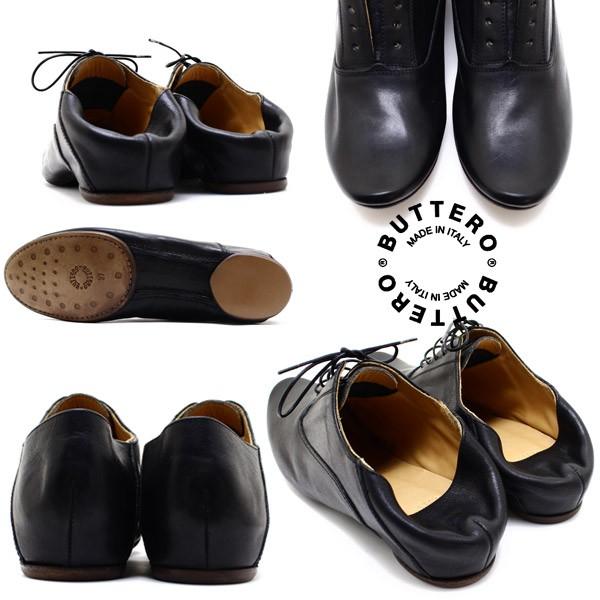 BUTTERO ブッテロ 日本正規品 B610 レースアップシューズ ネロ BUTTERO ブッテロ 日本正規品 B610 レースアップシューズ ネロ