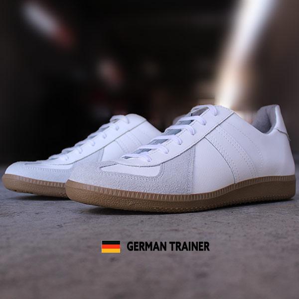 GERMAN TRAINER ＃1183 ホワイト ジャーマントレーナー レザー 