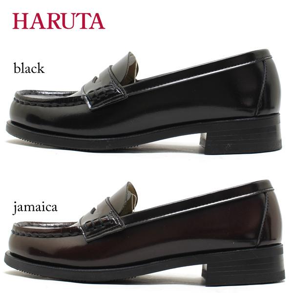 HARUTA ハルタ 定番コインローファー 4505 ブラック ジャマイカ 3E 日本製 シンプル 通学 学生 普段 ローファー レディース｜relaaax｜02