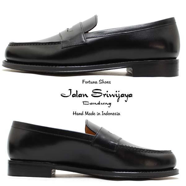 【美品・別注】ジャランスリウァヤ 98998 ペニーローファー 革靴 黒 美品・別注】ジャランスリウァヤ 98998 ペニーローファー 革靴 黒