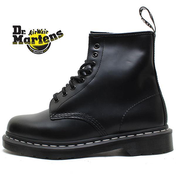 Dr.Martens ドクターマーチン 1460 8EYE BOOT WHITE STITCH 24758001 BLACK ホワイトステッチ｜relaaax｜02