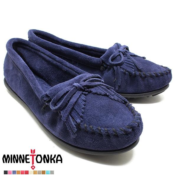 Minnetonka/ミネトンカ　正規品 モカシン KILTY/キルティー NAVY 409T Minnetonka/ミネトンカ　正規品/レディース/正規品/シリアル｜relaaax