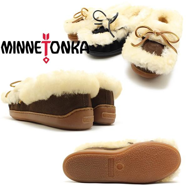 Minnetonka/ミネトンカ ファーモカシン ULTIMATE SLIPPER/アルティメットスリッパ チョコ Minnetonka/ミネトンカ/レディース｜relaaax｜03