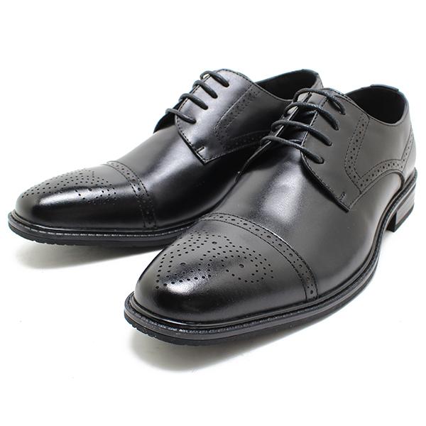 SARABANDE（サラバンド） 6912 本革ビジネスシューズ セミブローグ