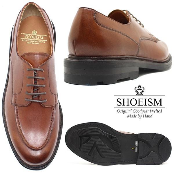 SHOEISM シューイズム 1601 Uチップ シャンボードタイプ BROWN 