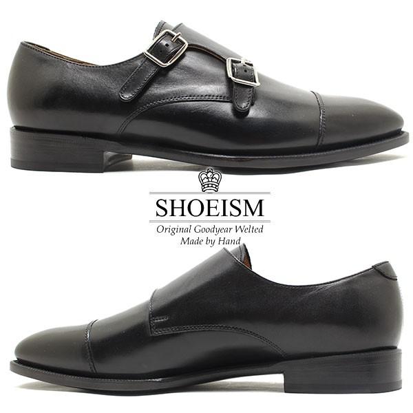 SHOEISM（シューイズム） 302 ダブルモンクストラップ レザーソール