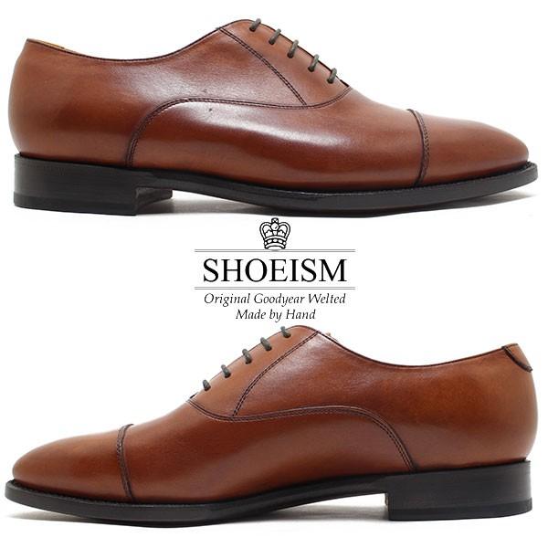 SHOEISM（シューイズム） 303 内羽ストレートチップ レザーソール 
