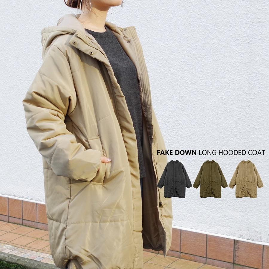 中綿 コート レディース ファッション ゆったり 40代 30代 秋 冬 アウター フード ロング カジュアル シンプル大きめ プチプラ Anlulu 通販 Yahoo ショッピング