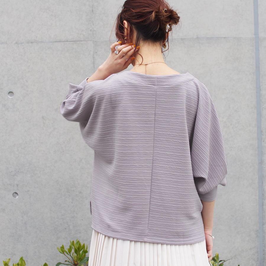 トップス 春 長袖 レディース ファッション ゆったり 体型カバー 30代 代 リップル シンプル カジュアル 部屋着 ルームウェア ボーダー アンルル Anlulu Anlulu 通販 Yahoo ショッピング