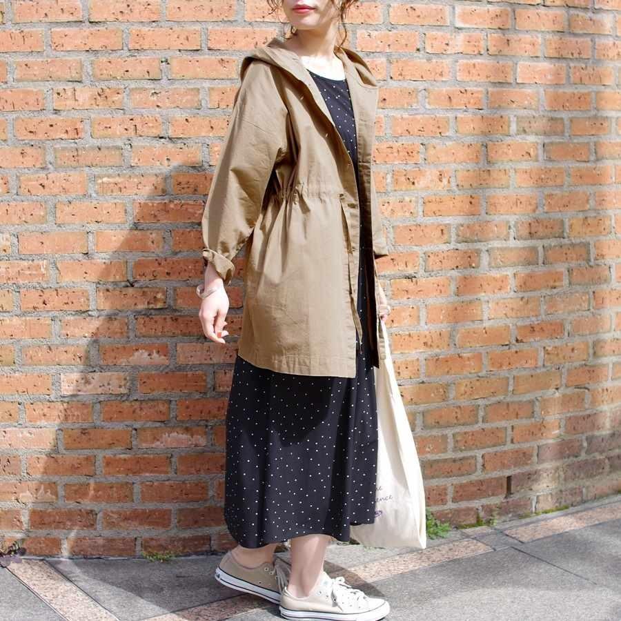 スプリングコート レディース ファッション ゆったり 体型カバー 30代 40代 羽織り ジャケット アウター 春 夏 日焼け防止 アウトドア アンルル Anlulu Anlulu 通販 Yahoo ショッピング