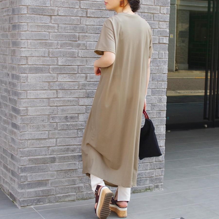 ワンピース レディース 半袖 春 夏 ファッション Tシャツワンピ ロングワンピ 30代 40代 ゆったり 大きめサイズ 体型カバー カジュアル ナチュラル Anlulu 通販 Yahoo ショッピング