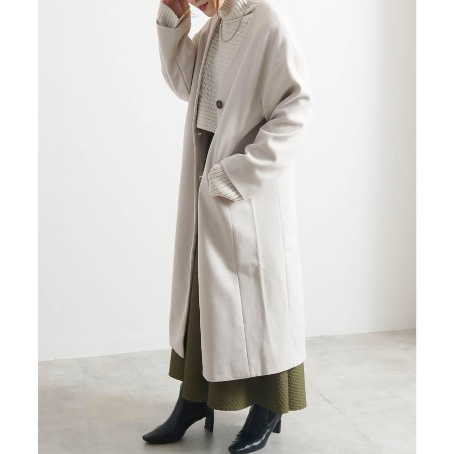 冬服　ロングコート DRESS+ トレンチコート レディース ロングコート 膝下丈 2way 春