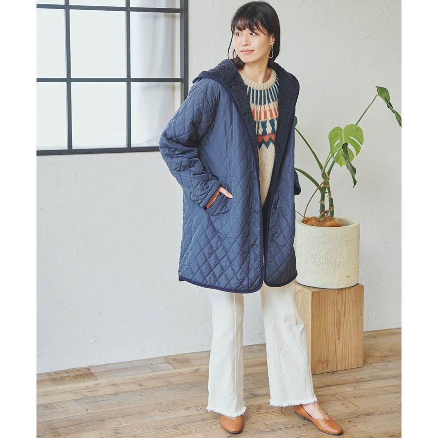 コート ジャケット レディース キルティング パーカー 秋 冬 あったか