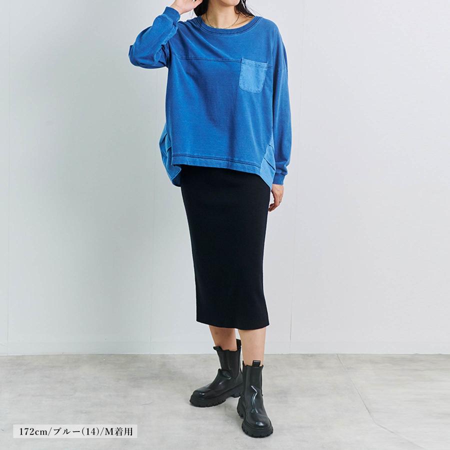 【中古】ヌメロヴェントゥーノ クリスタルカフデニムトップ カットソー チュニック 半袖 40 インディゴ トップス レディース インディゴ 裏毛 デニム プルオーバー : anlulu