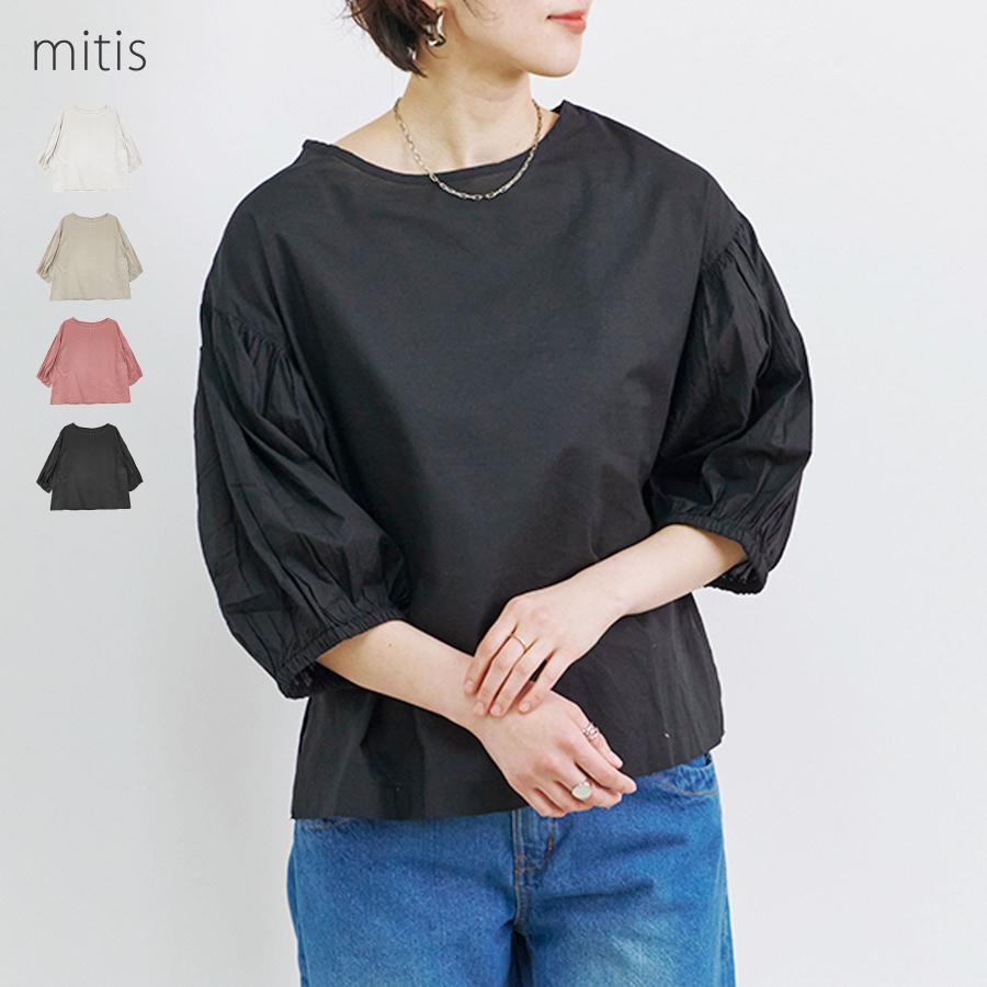 プルオーバー レディース 五分袖 春 夏 綿 キャンブリック : anlulu