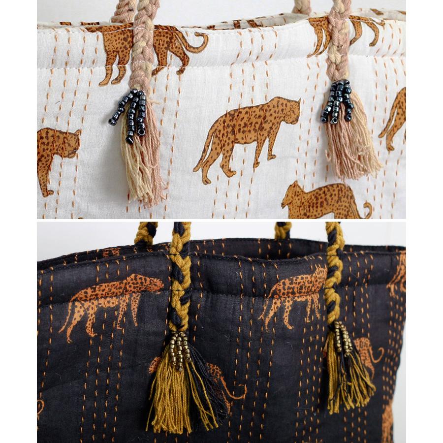 トートバッグ カンタ風 インド 春 夏 大人 20代 30代 40代 50代