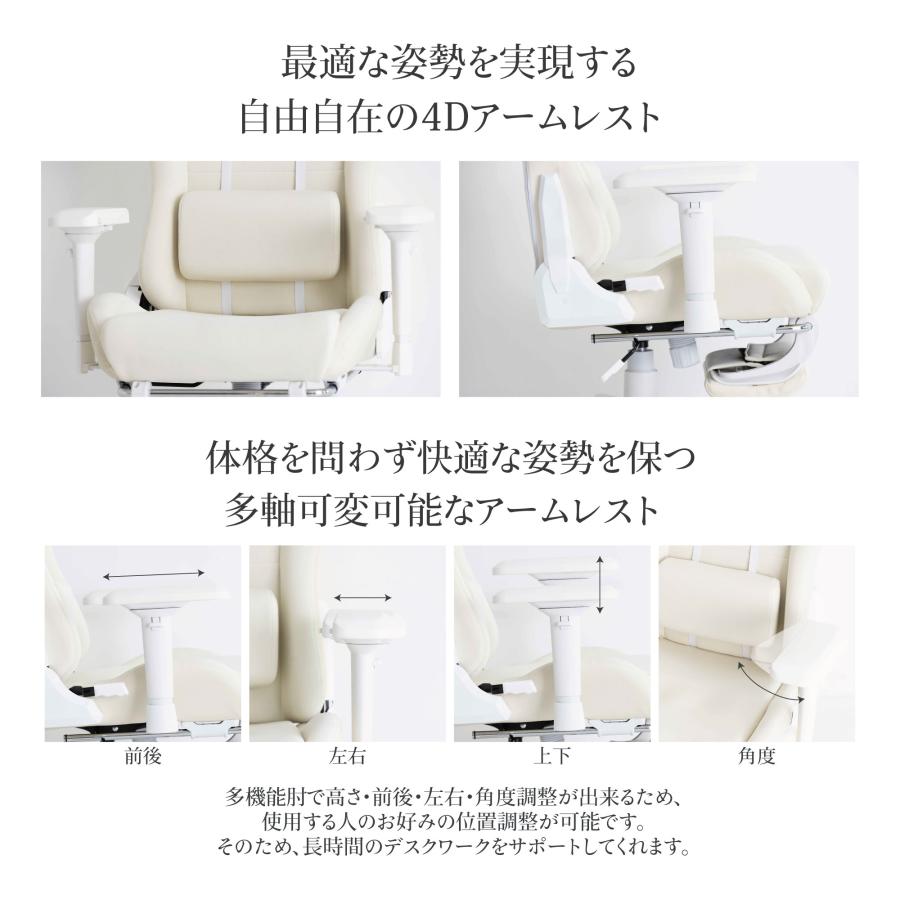 藤沢工業 【低身長】ゲーミングチェア ファブリック ホワイト 白