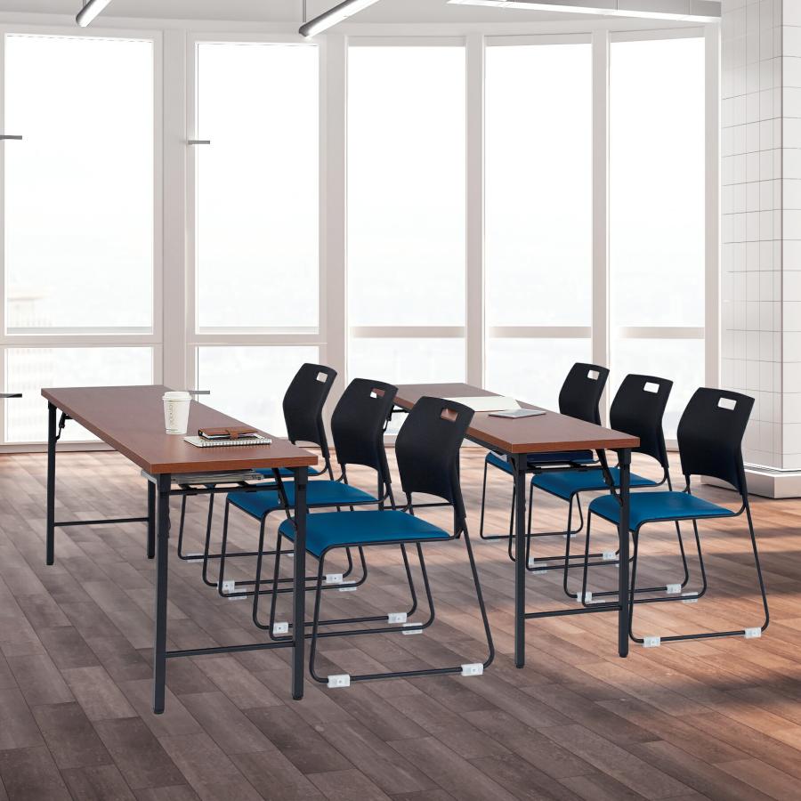 配送込み単品折り畳み長いテーブルシェルフ付き TOKIO 折畳みテーブル (棚付き) TWN-0960T テーブル 折り畳み 長