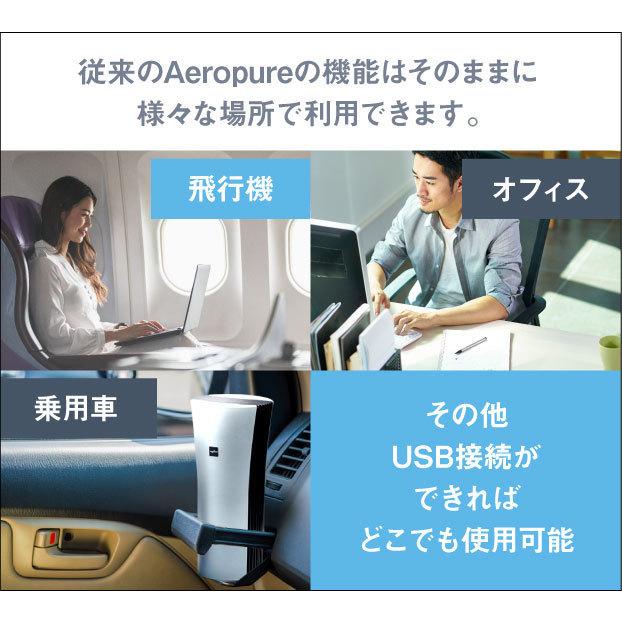 ウイルス対策 日機装AeropureエアロピュアP マットブラック 空間除菌消