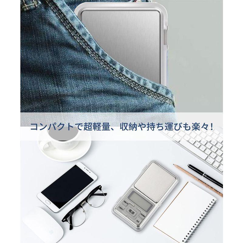 YFFSFDC ポケットスケール デジタルスケール 0.01g単位 500g 日本語ボタン 精密 デジタル計り 携帯タイプはかり スケール｜relawer｜08