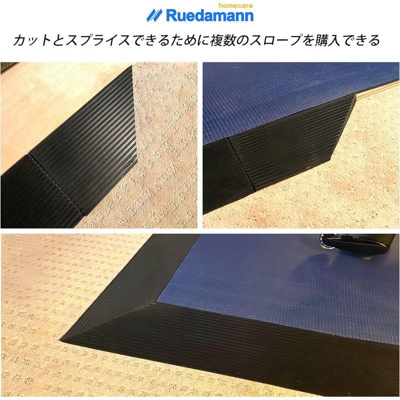 Ruedamann 高さ3cm 奥行20cm 耐荷重650kg 段差解消スロープ 天然ゴムスロープ 段差プレート 敷居スロープ 段差ゴムスロ｜relawer｜10