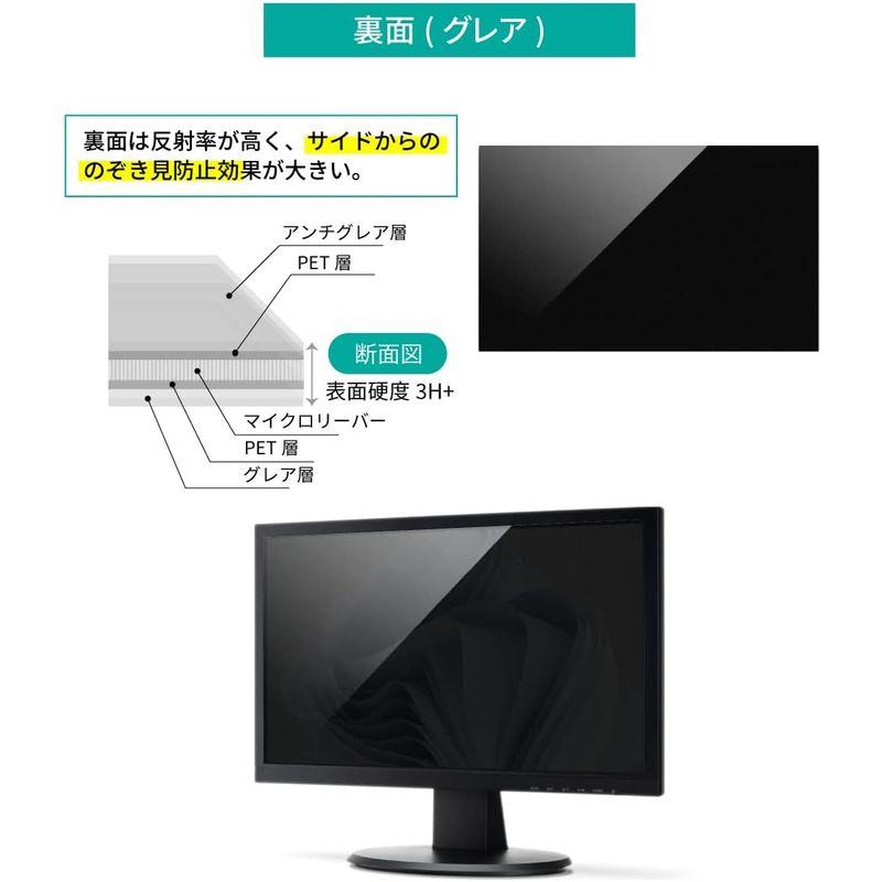 LOE(ロエ) 31.5インチ 16:9 PCモニター用 覗き見防止 保護フィルム プライバシー フィルター ブルーライトカット 光沢/非光｜relawer｜04