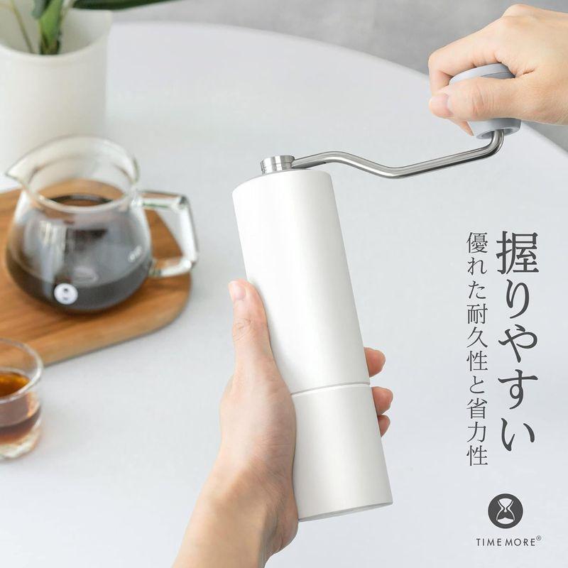 タイムモアTIMEMORE コーヒーミル 手動 栗子C3 Max コーヒーグラインダー 手挽き コーヒー ミル ステンレス臼 段階粗さ調整可｜relawer｜06