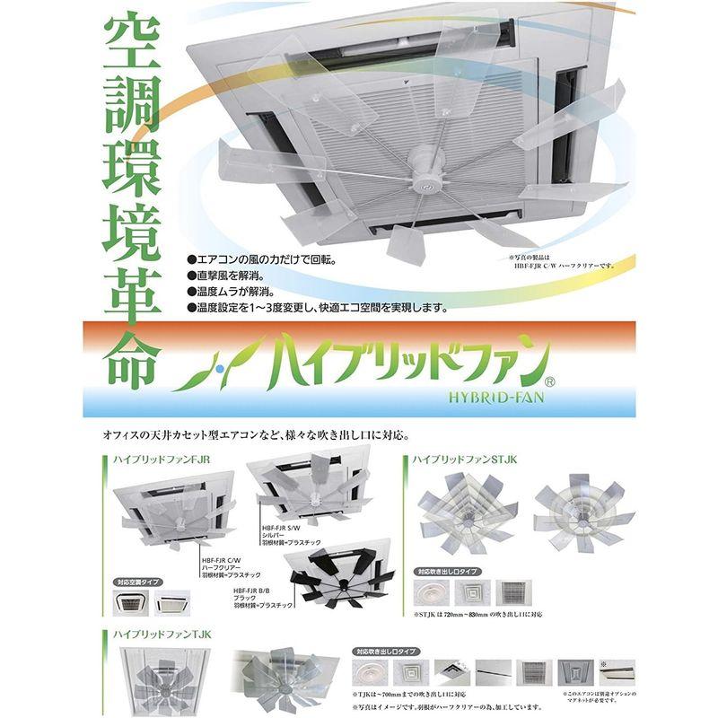 ハイブリッドファン HBF-FJR CW 日本製 業務用エアコン 風よけ 直撃風緩和｜relawer｜03