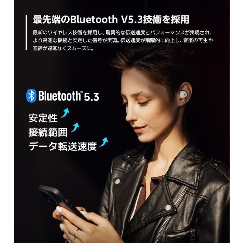 Edifier X3 Lite ワイヤレスイヤホン AI搭載ノイズキャンセリング Bluetooth5.3 アプリ プリセットイコライザ 6｜relawer｜04