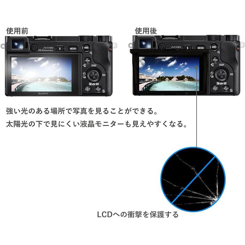 JJC 折り畳み式 液晶フード LCDスクリーンサンシールドフード 液晶 シェード サンカバー 日除け 屋外用 Sony A6600 A65｜relawer｜02