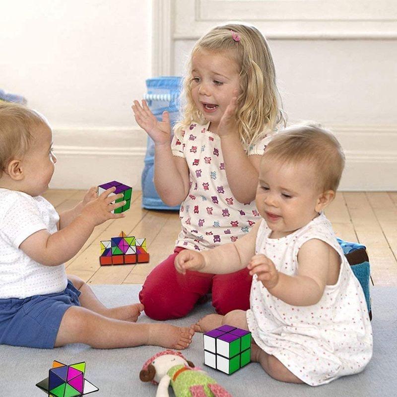 Infinity Cube Toys マジックスターキューブ ２in 1立体キューブ 折りたたみキューブ 無限キューブパズル 魔方 2 in｜relawer｜05