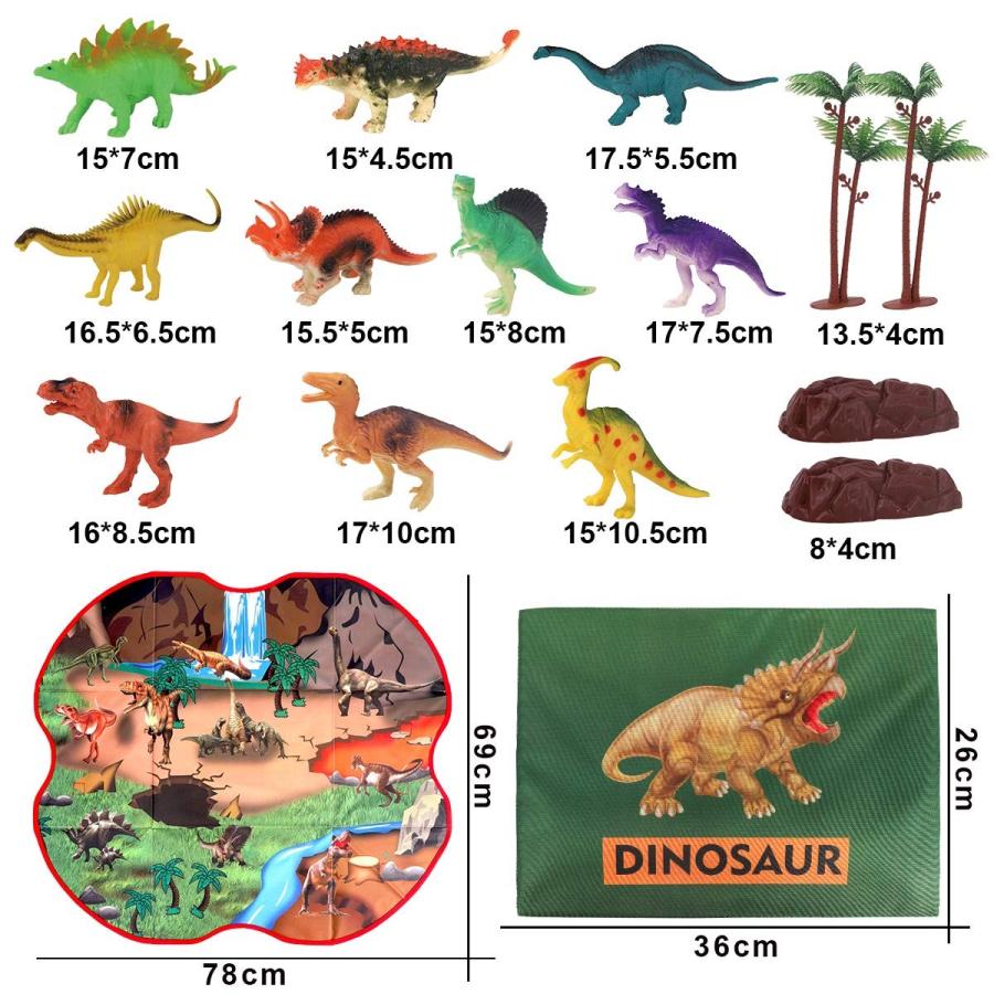 Gilobaby 恐竜おもちゃ 恐竜フィギュア 2in1恐竜 おもちゃ マット 収納ボックス 恐竜遊び リアルな恐竜おもちゃ 樹木 ロック 創造できる S Flowerflower 通販 Yahoo ショッピング