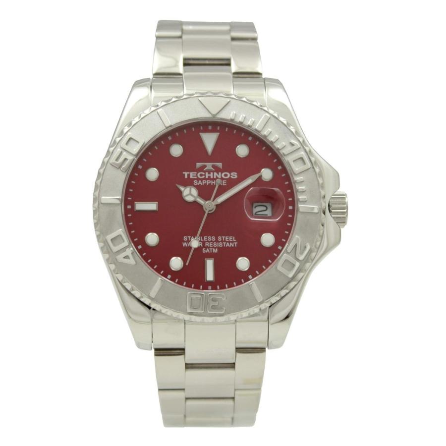 テクノス Technos 腕時計 3針 デイト T9575sr メンズ Www Unipymes Com