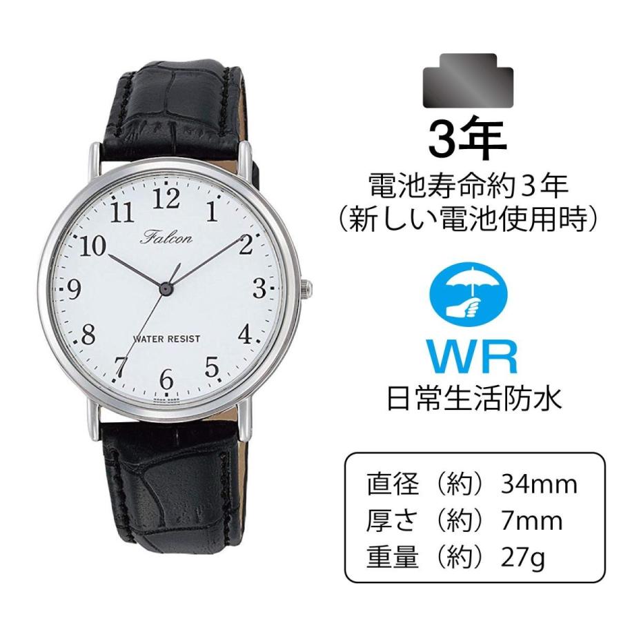 シチズン Q Q 腕時計 Falcon ファルコン Q996 304 ブラック S Flowerflower 通販 Yahoo ショッピング