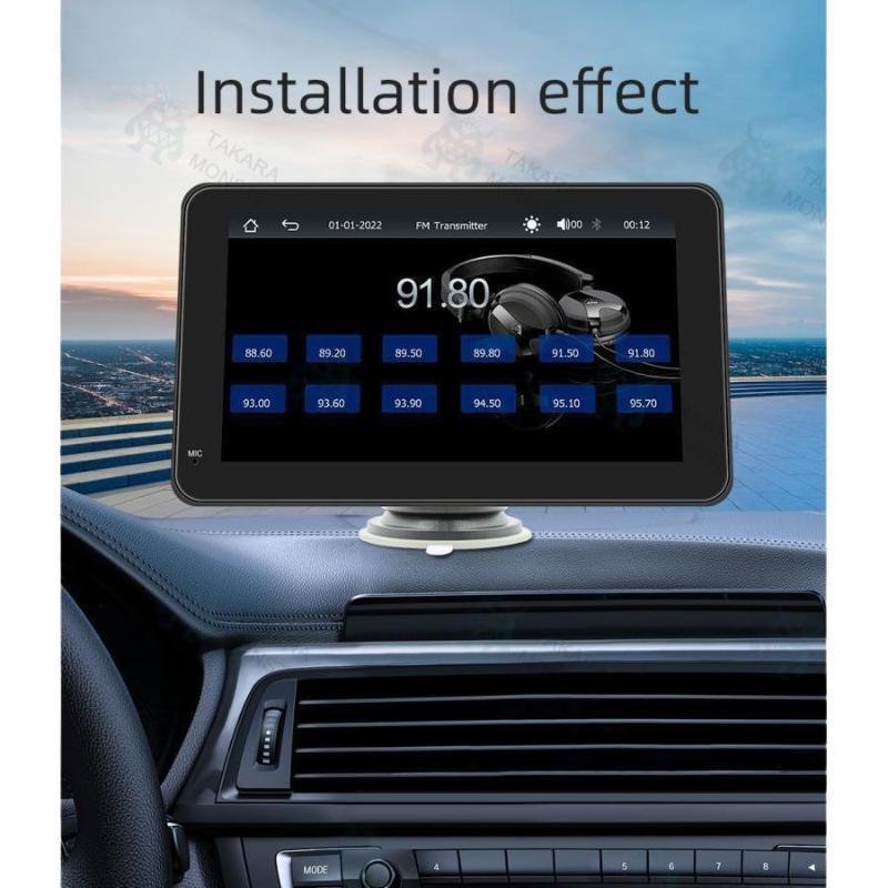 ワイヤレス CarPlay＆Android Auto対応 7インチ ディスプレイ 