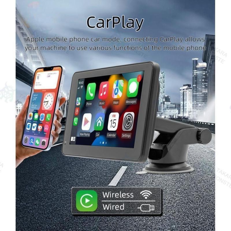ワイヤレス CarPlay＆Android Auto対応 7インチ ディスプレイ 