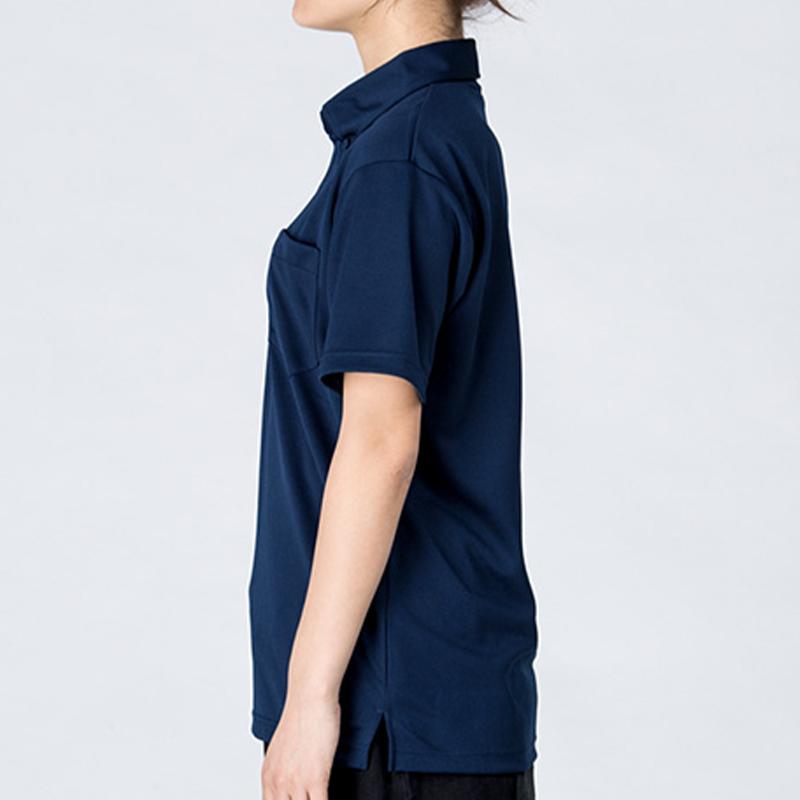 半袖 ポロシャツ レディース メンズ ファッション ビジネス ファッション ボタンダウン ポケット 吸汗 速乾 スリット UV SS S M L LL ビジネス |  | 34