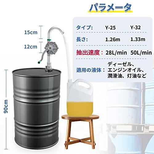 好きに Poafamx ドラム缶用オイルポンプ ハンドロータリータイプ 28l Min 軽量 ポータブル 軽油 灯油 重油適用 使用簡単 省力 アルミ製給油ポ 電動ポンプ Www Inputlog Net