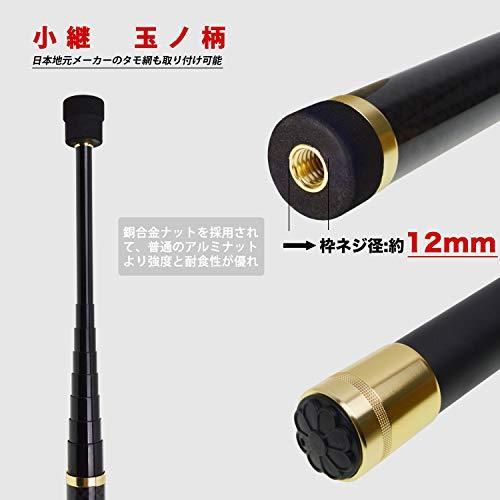 玉網 釣りタモ 小継玉の柄 タモ網 折りたたみ 伸縮 玉ノ柄 ランディングポール 6m 5m カーボン製 淡水海水両用 本物品質の 3m