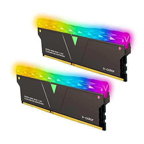 v-color Hynix IC デスクトップPC用 数々のアワードを受賞 ゲーミングメモリ 最大60%OFFクーポン Prism DDR4-3600MHz PC4-28 RGB Pro 発光型