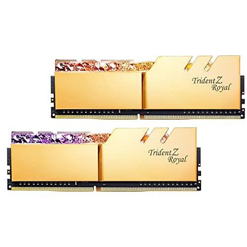 F4-3600C18D-16GTRG :G.Skill DDR4メモリ TridentZ Royalシリーズ DDR4-3600 16GBKit（8GB×2枚組）国内正規品 特典ステッカー付
