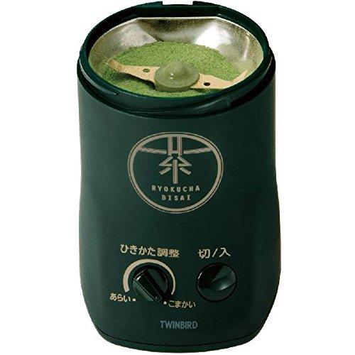ツインバード お茶ひき器 お茶ミル 粉末緑茶 緑茶美採 ダークグリーン GS-4671DG|relaxforyou777|03